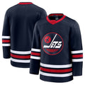W.Jets Supporters Alternate Premium Jersey - Navy Stitched American Hockey Jerseys