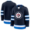 W.Jets Supporters Home Premium Jersey - Navy Stitched American Hockey Jerseys