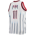 H.Rockets #11 Yao Ming Mitchell & Ness Big & Tall Hardwood Classics Swingman Jersey White Stitched American Basketball Jersey
