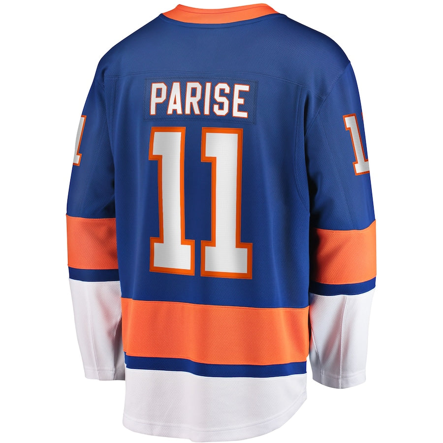 NY.Islanders #11 Zach Parise Supporters Branded Home Breakaway Player Jersey Royal Stitched American Hockey Jerseys