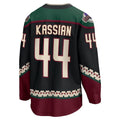 A.Coyotes #44 Zack Kassian Supporters Branded Home Breakaway Player Jersey  Black Stitched American Hockey Jerseys