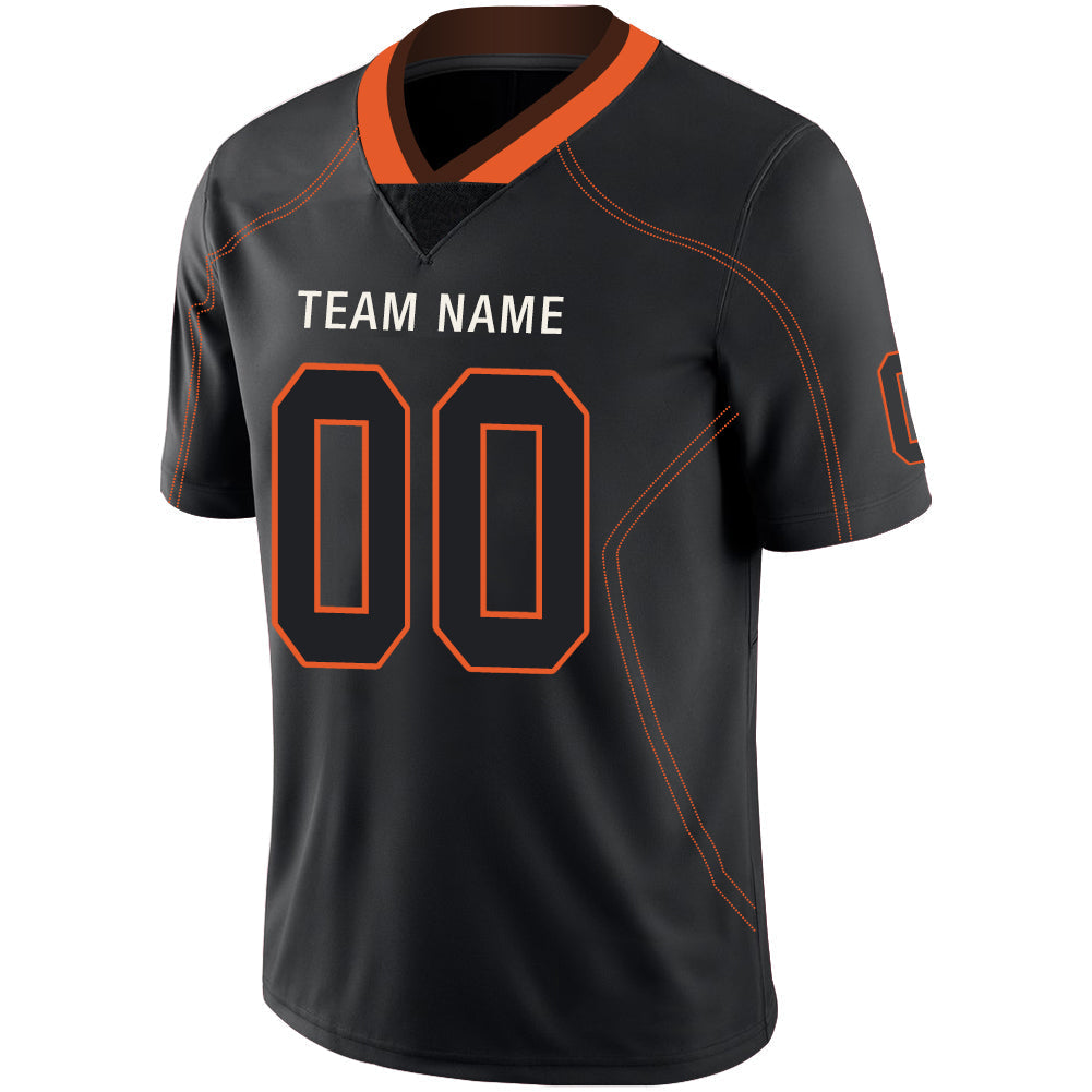 Custom C.Brown Stitched American Football Jerseys Personalize Birthday Gifts Black Jersey