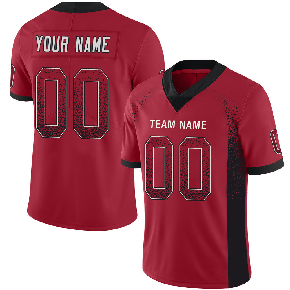 Custom A.Cardinal Men's American Red Drift Fashion Stitched Football Jersey