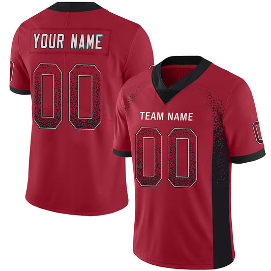 Custom A.Cardinal Men's American Red Drift Fashion Stitched Football Jersey