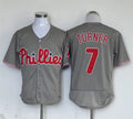 Philadelphia Phillies #7 Trea Turner Gray Elite Jersey Baseball Jerseys