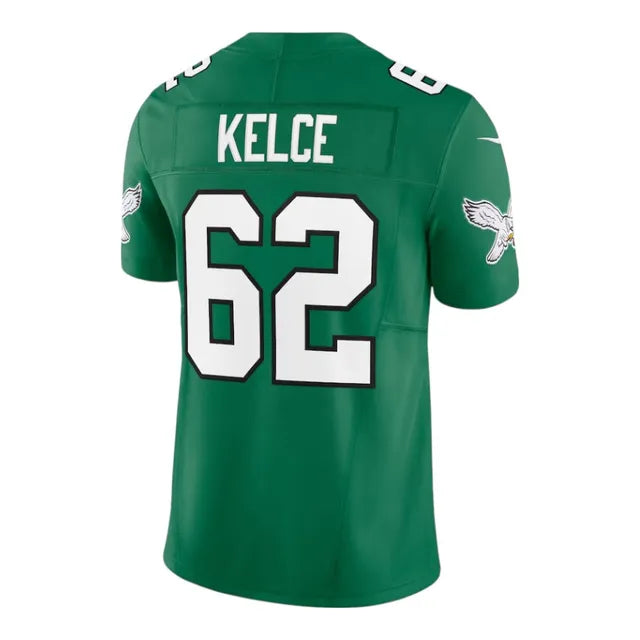 P.Eagles #62 Jason Kelce Kelly Green Vapor F.U.S.E. Limited Jersey