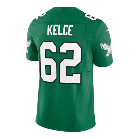 P.Eagles #62 Jason Kelce Kelly Green Vapor F.U.S.E. Limited Jersey