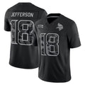 Reast MN.Vikings #18 Justin Jefferson Player Black Limited 2026 Salute to Service Home Game Stitched Jerseys