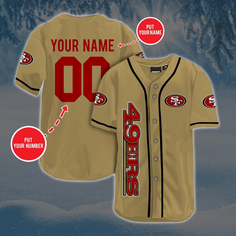 Personalized Football SF.49ers Baseball Jersey, Hot Summer Fashion, Baseball Jersey New Shirt For The Fans
