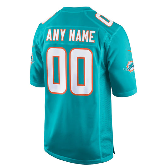 Custom M.Dolphins Aqua Vapor F.U.S.E. Limited Jersey