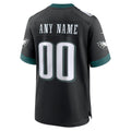 Custom P.Eagles Black Vapor F.U.S.E. Limited Jersey