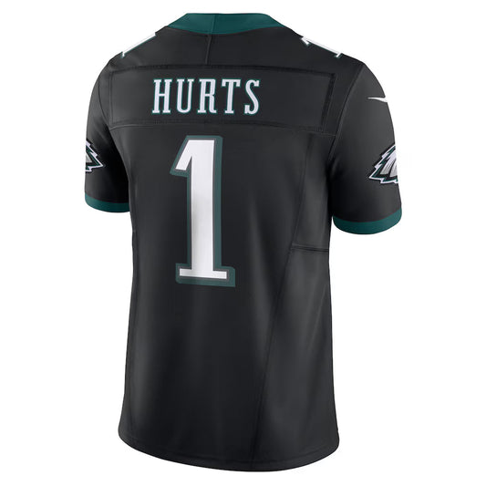 P.Eagles #1 Jalen Hurts Black Alternate Vapor F.U.S.E. Limited Jersey
