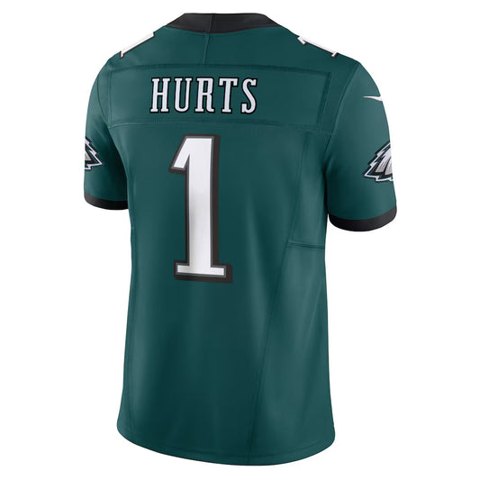 P.Eagles #1 Jalen Hurts Midnight Green Vapor F.U.S.E. Limited Jersey
