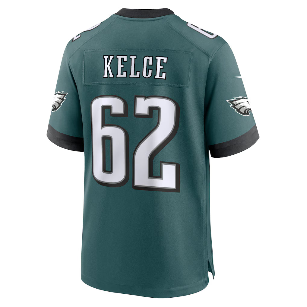 P.Eagles #62 Jason Kelce Midnight Green Vapor F.U.S.E. Limited Jersey