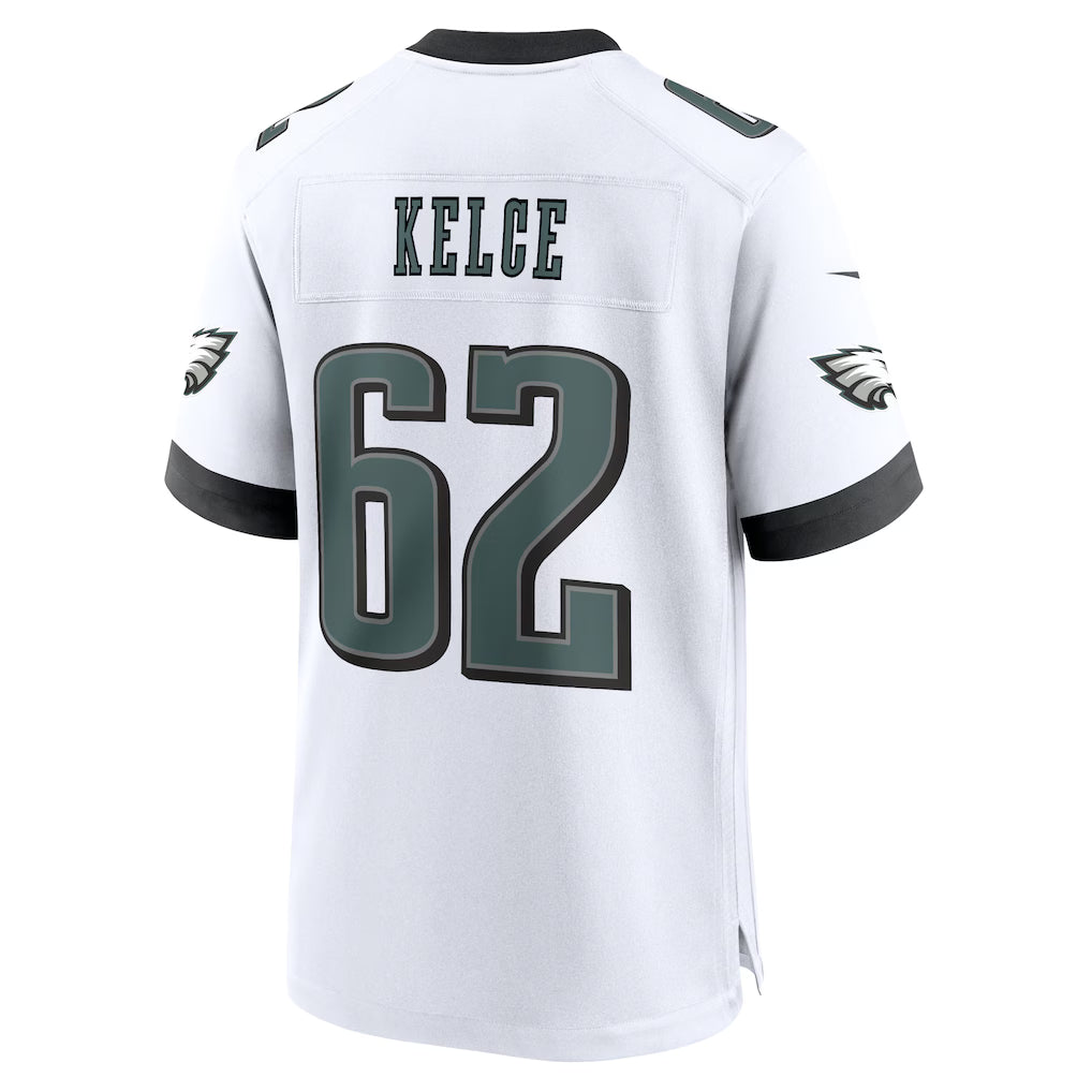 P.Eagles #62 Jason Kelce White Vapor F.U.S.E. Limited Jersey