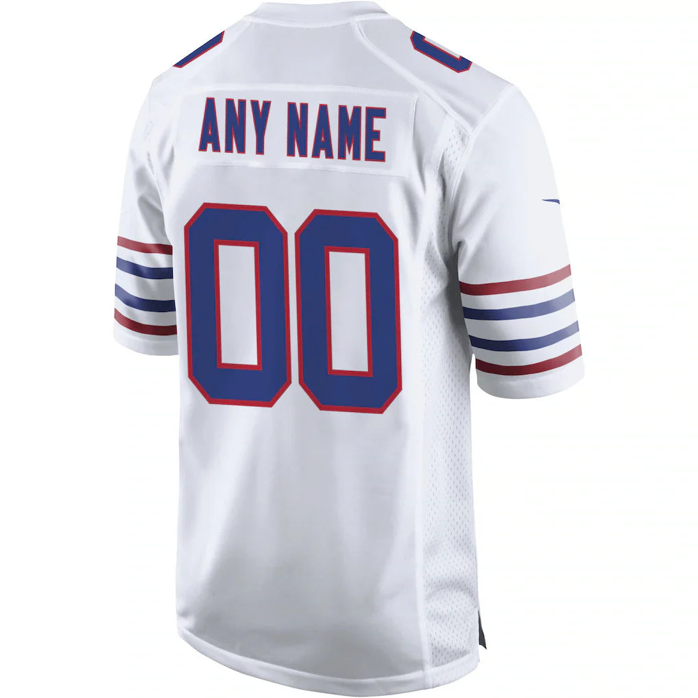 Custom B.Bills White Vapor F.U.S.E. Limited Jersey